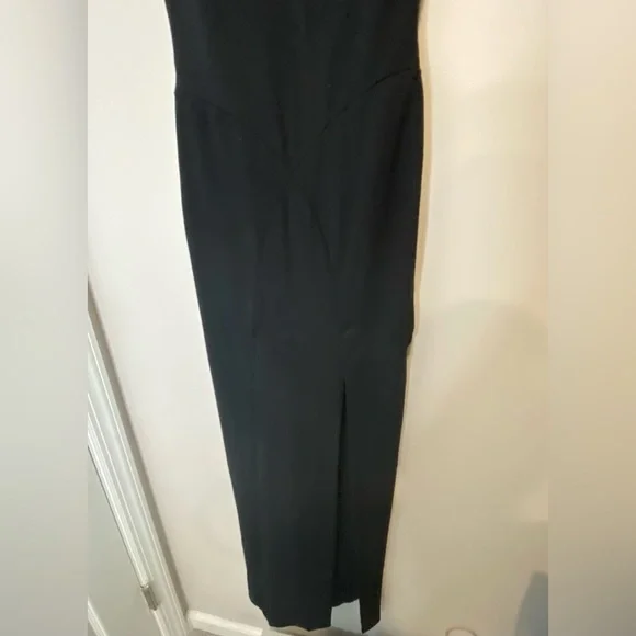 VTG 90s/Y2K Nicole Miller Sexy Black Evening Dress - Picture 4 of 13